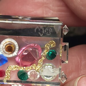 Crystal Minature Treasure Chest Figurine image 3