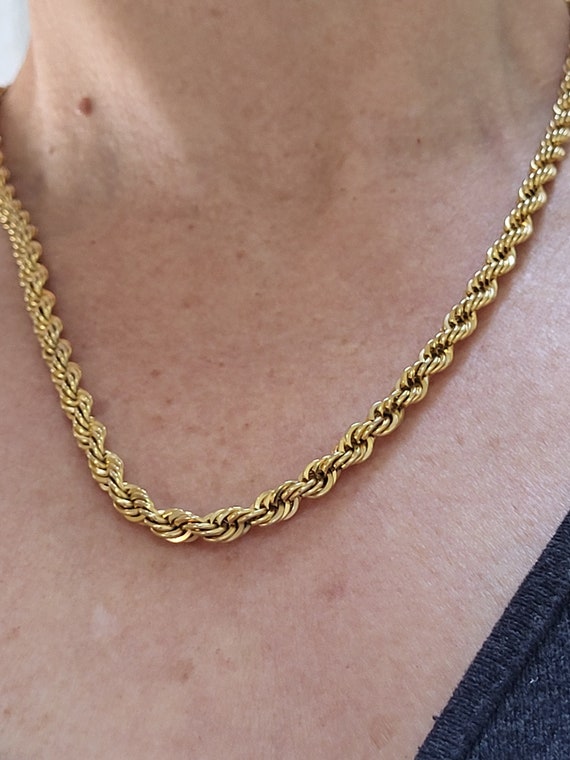 14k gold plated Rope Chain