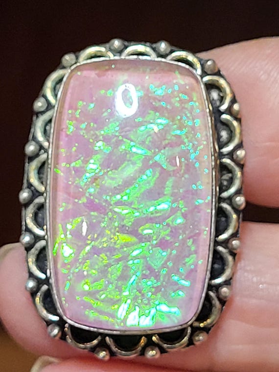 Sterling Silver Statement Ring Size 6 - image 3