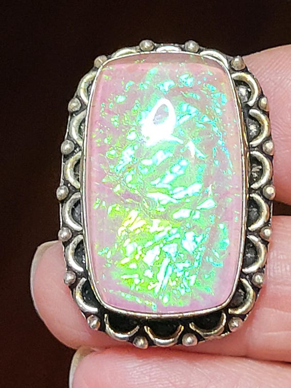 Sterling Silver Statement Ring Size 6 - image 5