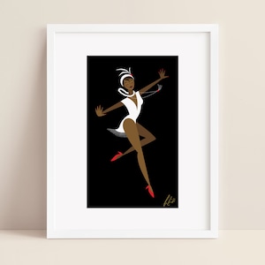 Flapper Illustration Art Print 1