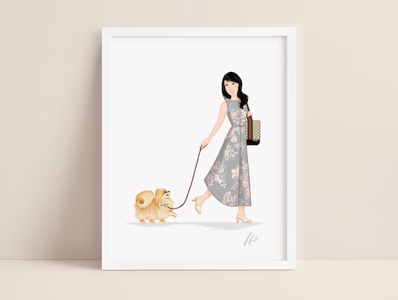 Custom Pet and Owner Portrait Commission