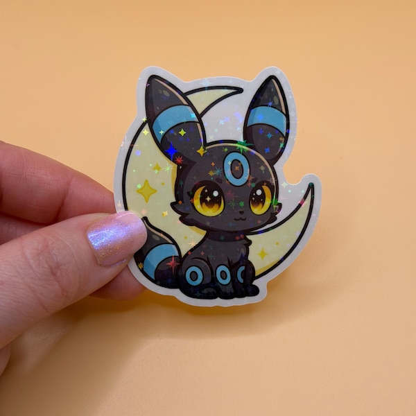 Shiny Dark Evolution Chibi Sticker