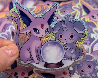 Psychic Type Crystal Gazing Sticker
