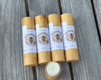 Grass-fed Tallow Lip Balm with Lemon Essential Oil
