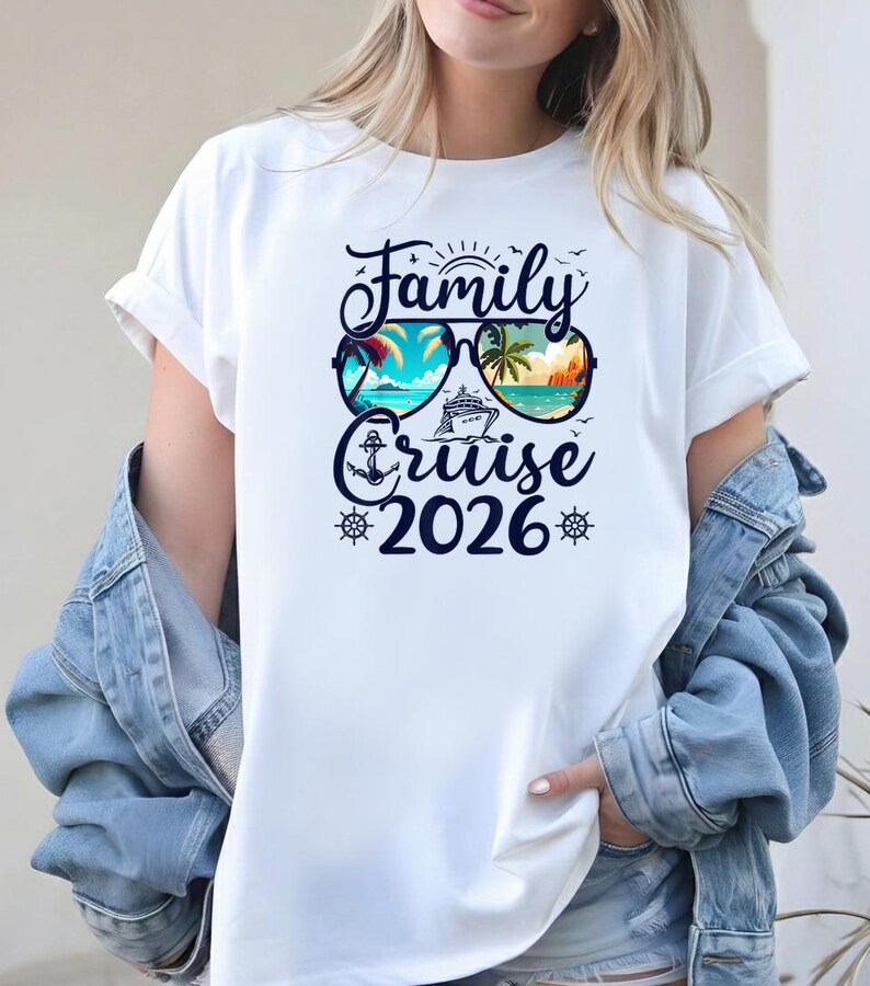 Family Cruise 2026 Summer Vacation SVG PNG Matching Family Trip Digital ...