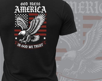 Camiseta "Deus Abençoe a América", Citação "Nós, o Povo" de 1776 sobre a Liberdade, Bandeira Patriótica dos EUA, Presente para Veteranos e Militares, Vestuário Tático com Orgulho Americano