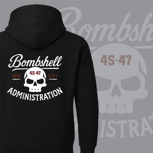 Bombshell svart luvtröja, Vi folket 1776 frihetscitat, USA-flagghuvtröja, veterangåva, taktisk amerikansk pride-luvtröja, patriotisk