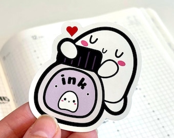 Fountain Pen Ink Love | Vinyl Matte Sticker for Planners and Journals