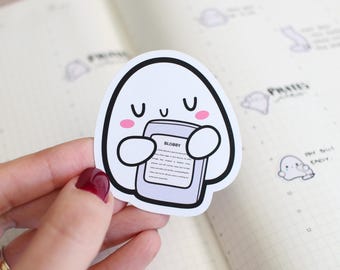 E-Reader Love (Kindle, Kobo, Nook) | Vinyl Matte Sticker for Planners and Journals