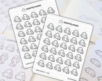 Paying the Bills | Kawaii Stickers for Planners