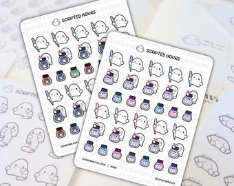 Fountain Pen Love | Kawaii Stickers for Planners