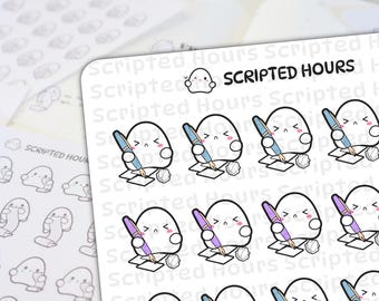 Uninspired Blobby | Kawaii Stickers for Planners
