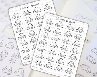 To Do Sign | Kawaii Stickers for Planners