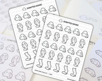 Super Lange To Do Liste | Kawaii Sticker für den Planer