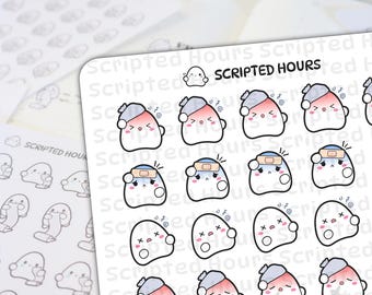 Sick Days | Kawaii Stickers for Planners