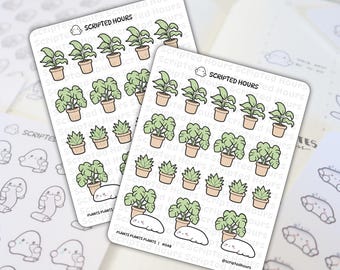 Plants | Kawaii Stickers for Planners