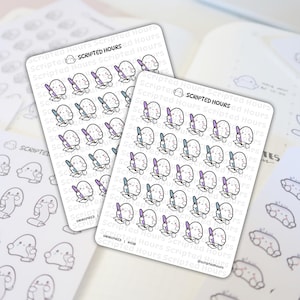 Uninspired Blobby | Kawaii Stickers for Planners