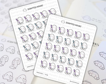Uninspired Blobby | Kawaii Stickers for Planners