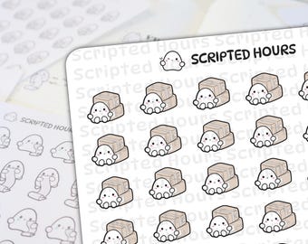 Blobby Icon - Packages / Boxes Icon | Kawaii Stickers for Planners
