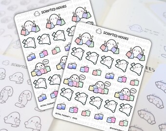 Terapia de compras / Pegatinas Kawaii para agendas