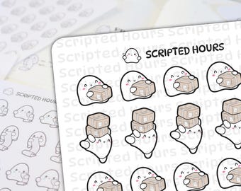 Happy Package / Boxes | Kawaii Stickers for Planners