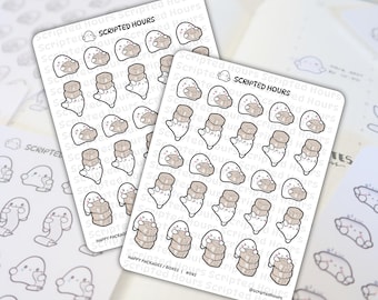 Happy Package / Boxes | Kawaii Stickers for Planners
