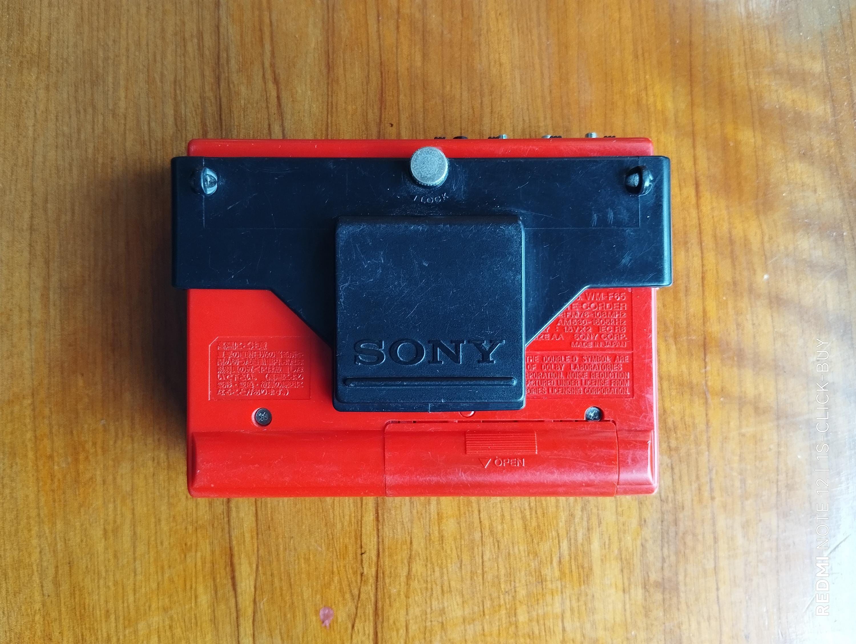 Sony Walkman Radio Cassette Player Wm-f65 Red- 1985 Working - Etsy