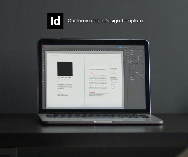 Portrait Indesign Class Examples Architecture Minimal Portfolio Indesign Template | A4 Portrait ...