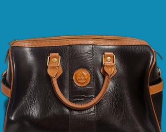 Vintage Banana Republic Leather Messenger Bag – Brown Satchel
