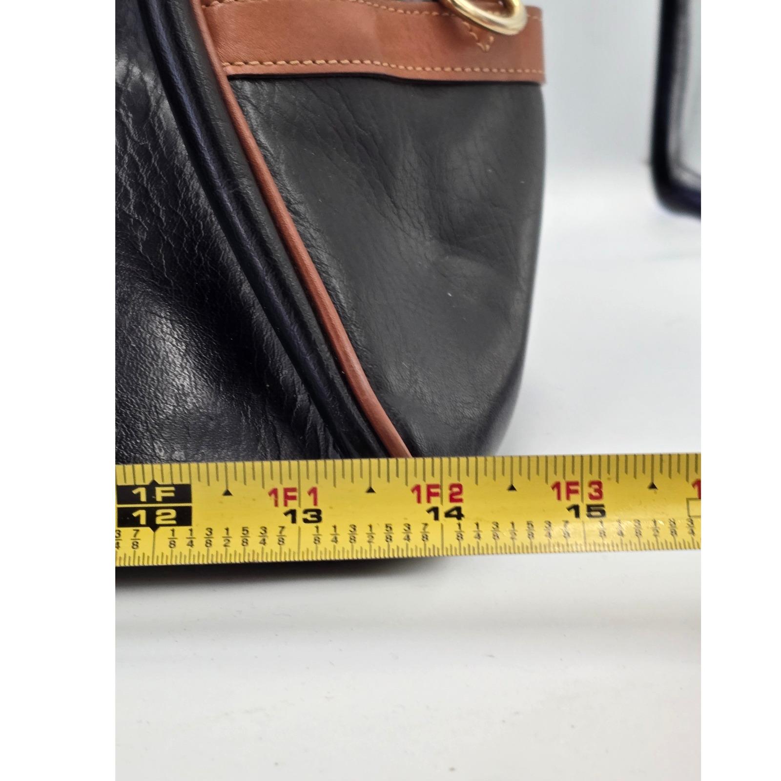 Andantini Moda Italiana Vintage Leather Duffel Satchel Weekender
