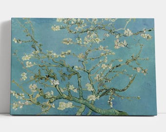 Van Gogh: Almond Blossom Canvas Print, Floral Wall Art