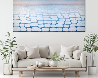 Georgia O'Keeffe Sky Above Clouds Canvas Print – Abstract Room Decor Above Bed