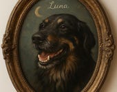 Custom Digital Pet Portrait | Printable Pet Keepsake Gift