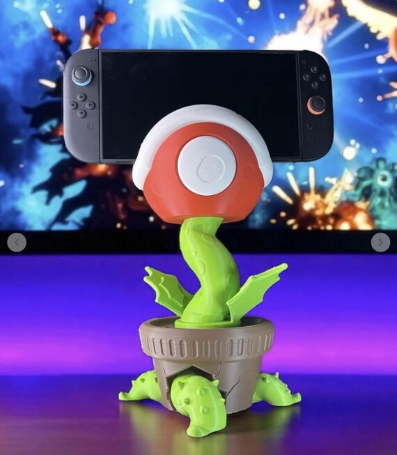 Nintendo Switch 2 Piranha Plant Stand | Gaming Desk Holder | Piranha Plant  Console Stand | 3D Printed Switch Display | Gamer Gift |