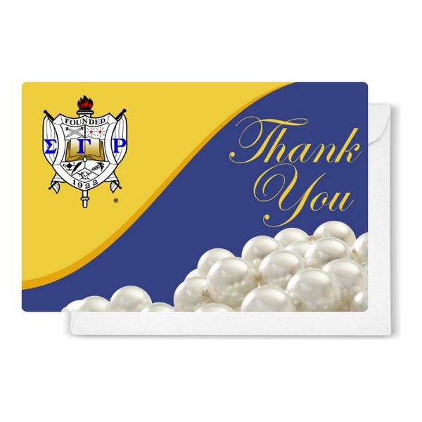 ΣΓΡ Pearl Thank You with Notecards