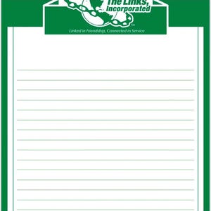 Links, Inc. Notepad