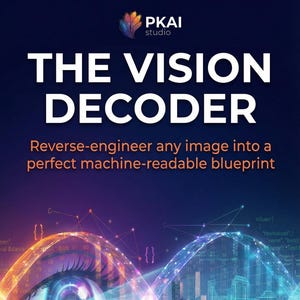 Vision Decoder: Converta qualquer foto em JSON estrito para Gemini | Engenharia reversa de imagens com IA | eBook | (Download instantâneo)
