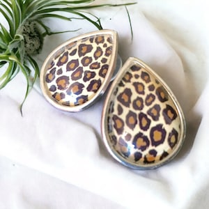 0g 6g traanpluggen 00g 2g 4g luipaardprint 000g 1/2" 9/16" traanmeters Cheetah Hider oordopjes oorbellen