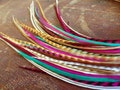 XL Feather Extensions 7 Bonded Hair Feathers, Feather Hair Extensions Long Turquoise Natural Barred Ginger Wine Grizzly\/1 Bundle