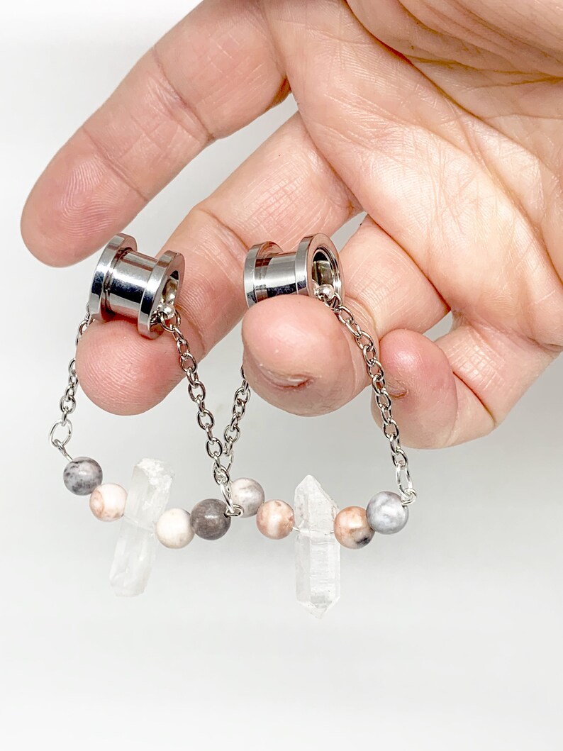 Ear Hangers Dangles for Ear Tunnels Sizes 0g and UP Etsy