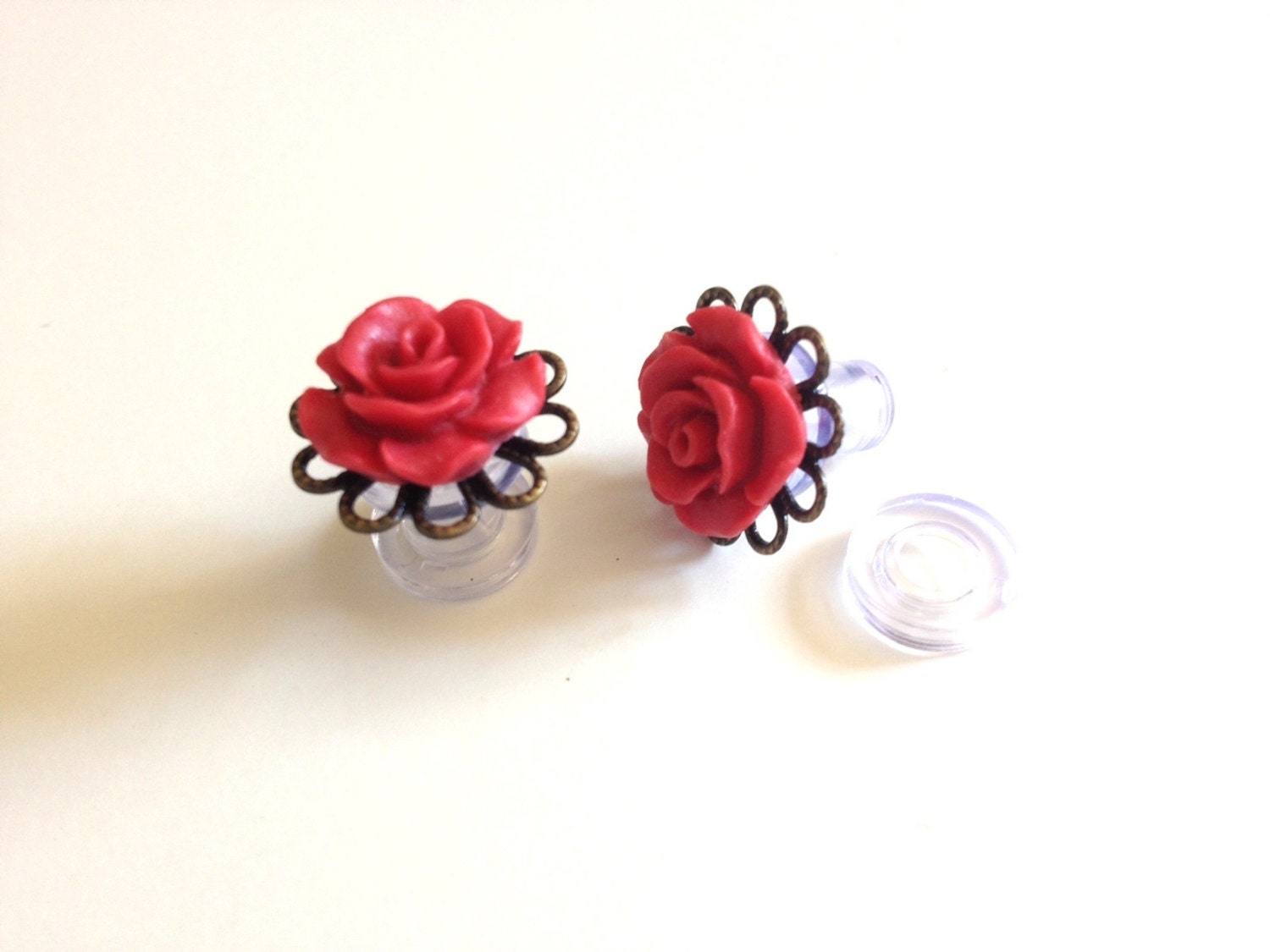 00g 0g Rose Plugs 2g Flower Plugs 6mm Rosebud Gauges 4g 5mm Etsy