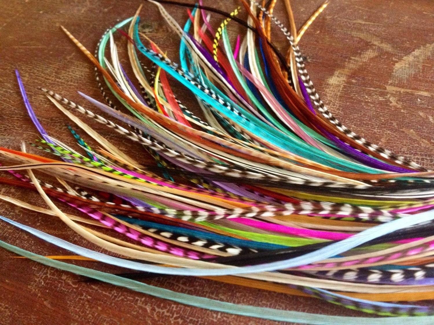 Feather Extensions Long 40 Wholesale Hair Feathers Boho Hair Etsy