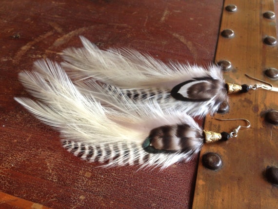 Soft Fluffy White Feather Earrings Dangle Feather Jewelry Clip On Earrings or Hooks Sale