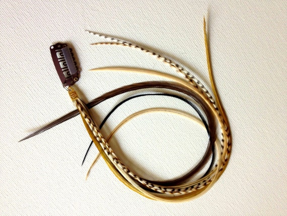 Long Feather Extension Clip In Extension Weft Hair Clip With Natural Hair Feathers Sale