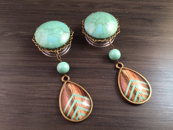 3 4 Plugs >> 7 8 Teardrop Dangle Plugs 3 4 5 8 13 16 20mm 11 16 18mm Turquoise Ear Plugs Mint Chevron Wood Pattern Dangly Gauges Ear Tunnels 3 4 Plugs >> 7 8 Teardrop Dangle Plugs 3 4 5 8 13 16 20mm 11 16 18mm Turquoise Ear Plugs Mint Chevron Wood Pattern Dangly Gauges Ear Tunnels