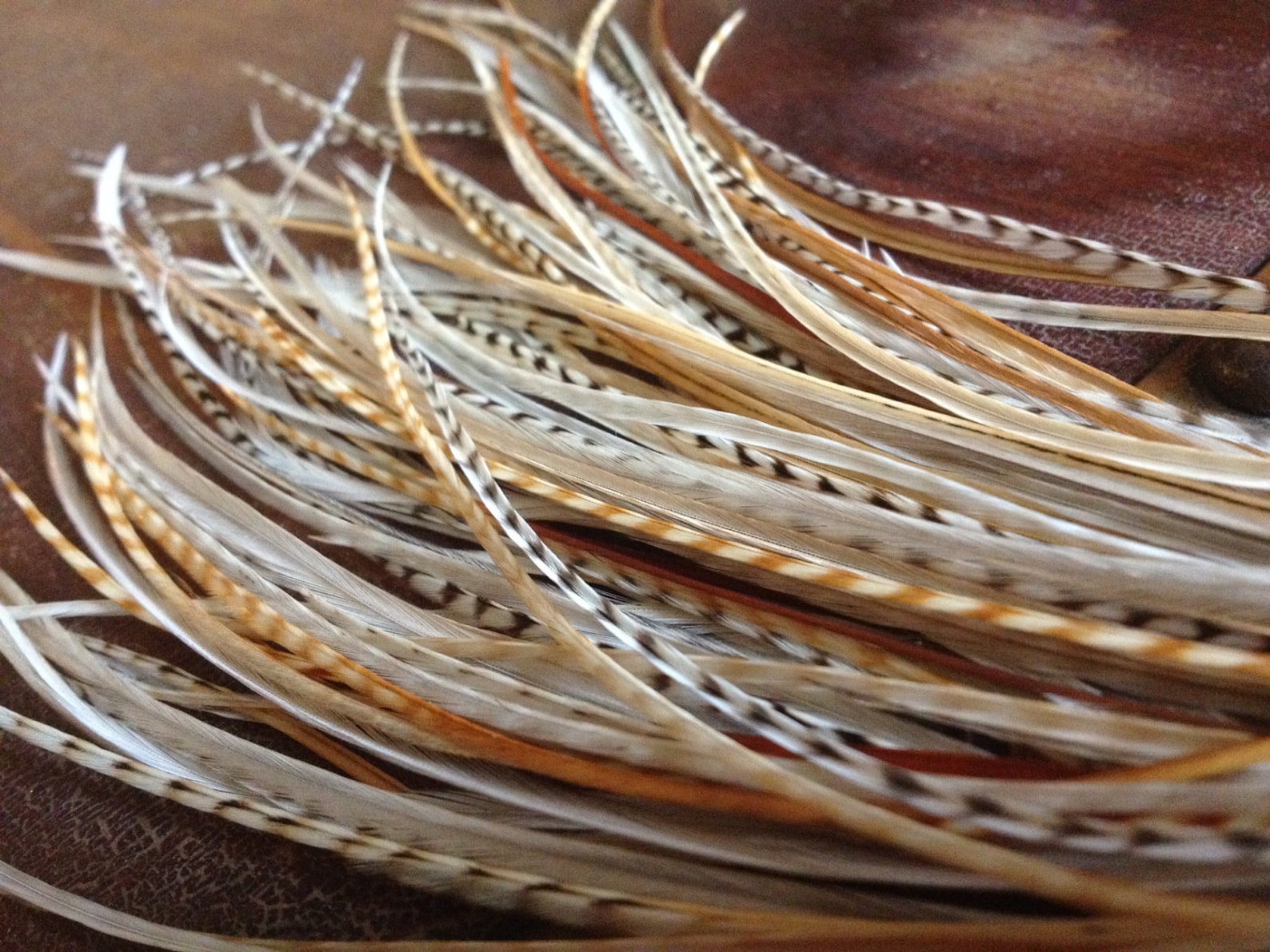 Sale Feather Hair Extension Blonde Cream Natural Bundle LONG Etsy