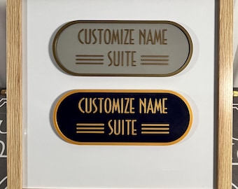Disney Cruise Line Inspired Royal Suite Door Magnet – Custom 3D Printed Name Plaque