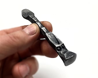 DRAGON PIPE TAMPER with Scoop / Scraper - Hand Forged by Blacksmith Naz -  Metal Pipe Tool - Smoking Accessories - Dragons - Tobacco Smoker