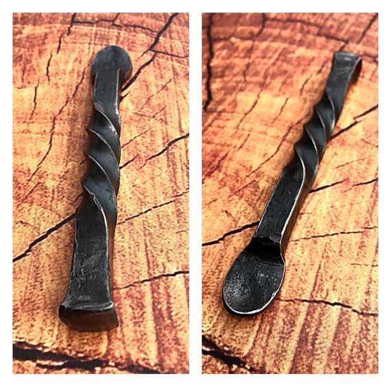 PIPE TAMPER With Scoop / Scraper Hand Forged by Blacksmith Naz